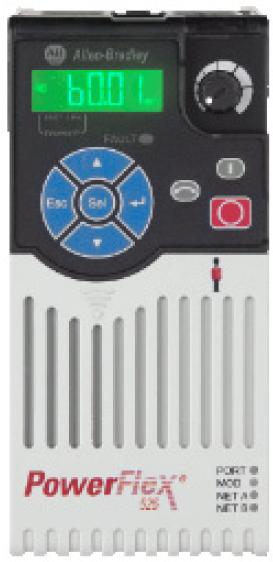 PowerFlex 525 drive bank wiring example